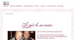 Desktop Screenshot of chateaudeposson.com
